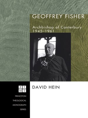 cover image of Geoffrey Fisher